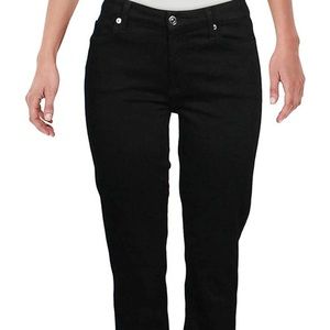 7 for All Mankind Kimmie Black Jeans Size 27 Straight Leg